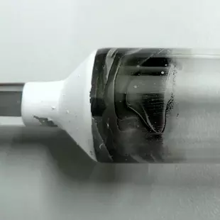 Elektrodenabbrand bei der UV-Lampen-Alterung