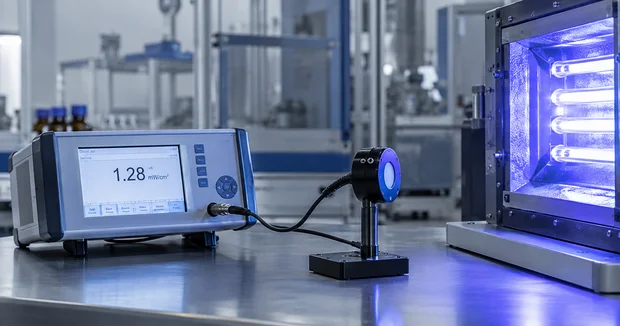 Bestrahlungsstärkemessung mit einem Radiometer