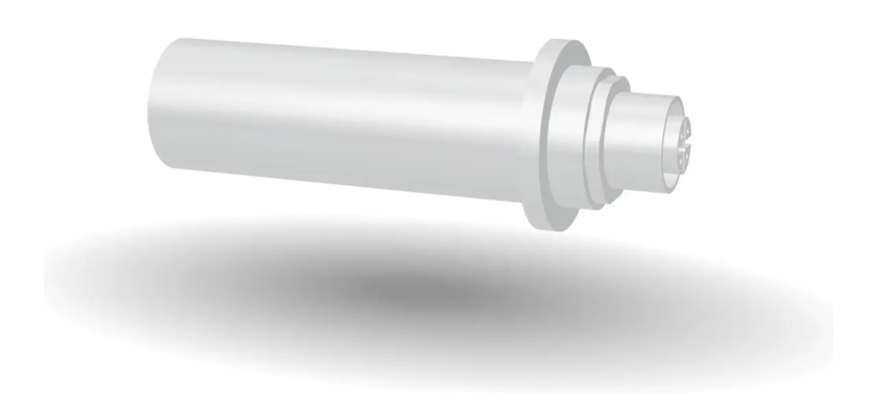 Interaktives 3D-Modell im Opsytec-Produktviewer: DVGW-Sensor.