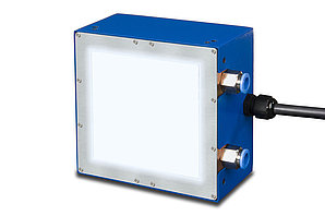 UV-LED Flächenleuchte SFL-S, Maße Leuchfeld 100 x 100 mm²