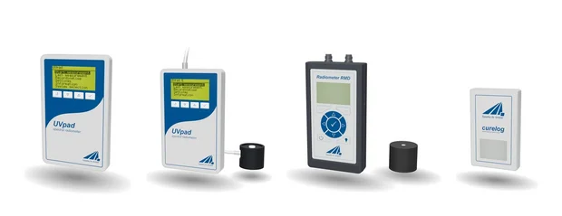 3D-Produktviewer mit dem UV-Radiometer UVpad als interaktivem 3D-Modell und bedienbarem Display